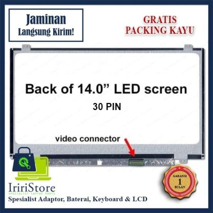 LCD LED 14.0 14 Inch Slim 30 Pin