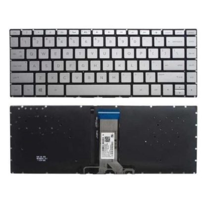 Keyboard Laptop HP 14BW Silver Series No Backlight