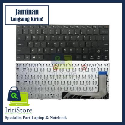 Keyboard Laptop Lenovo IDEAPAD 110-14 110-14ISK Hitam