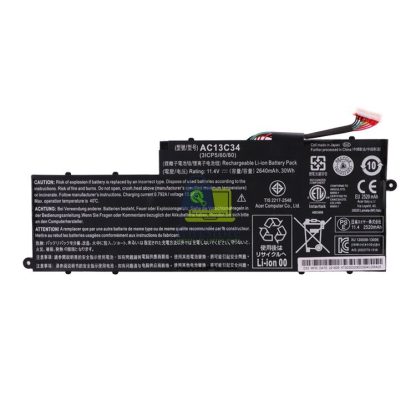 ORIGINAL Baterai Laptop Acer Aspire V5-132, V5-132P, V5-122, V5-122P, E3-111, E3-112, E3-112M, V5-122, V5-132, AC13C34