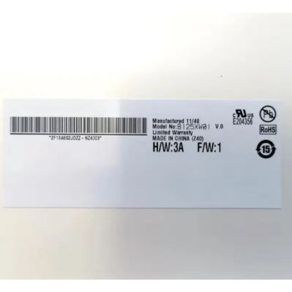 LED LCD 12.5 Inch 30 Pin Slim HD B125XTN03 LP125WH2-TPB1 6 Bracket - 1366x768