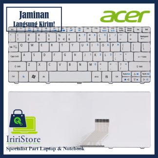 Keyboard Laptop Acer Aspire One Happy D255 532 521 522 255E 532G 532h AO255 AO257 AO521 AO522 AO532 AO532H AOD255 Putih