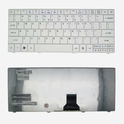 Keyboard Laptop Acer Aspire one AO3935 AO3936 1810T 1410 White