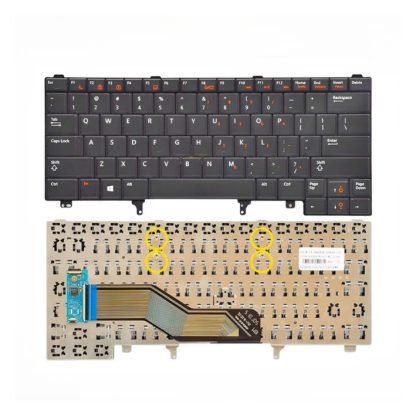 Keyboard Dell Latitude E6420 E6220 E6230 E6320 Series Hitam