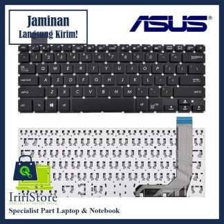 Keyboard Laptop ASUS A405 A407 A407M A407MA A407U A407UA Hitam