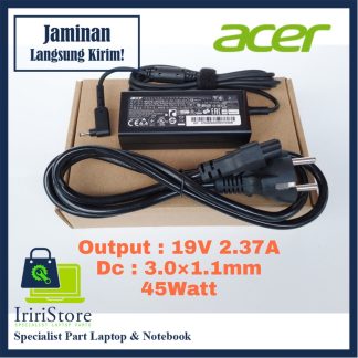 Adaptor Charger Acer Aspire 3 ADP-45FE F 19V-2.37A 3.0*1.1 Ori