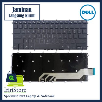 Keyboard Laptop Dell Inspiron 13-5368 5378 5578 Hitam
