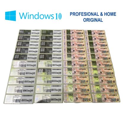 COA WINDOWS 10 PRO / HOME ORIGINAL LIFETIME PERMANEN