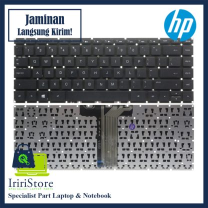 Keyboard Laptop HP Pavilion 14-AB 135TX 033TX Hitam