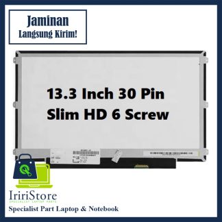 LED LCD 13.3 Inch 30 Pin B133XTN02.1 LTN133AT32 Slim Baut 6 Kanan Kiri - HD