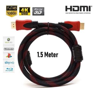 Kabel Hdmi Jaring 1.5M High Speed Premium Quality Hdmi 1.5 Meter