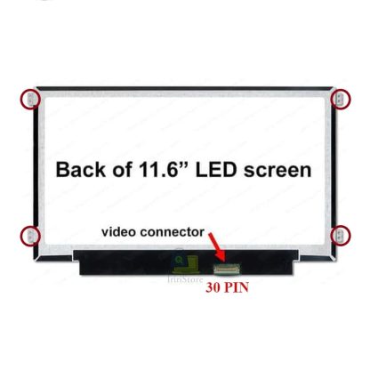 LED LCD NOTEBOOK 11.6 SLIM TIPIS PIN 30 KUPING KANAN KIRI