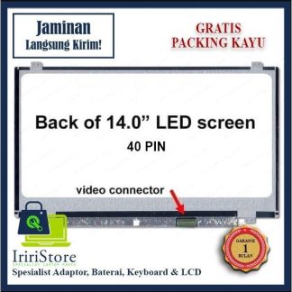 LED LCD LAPTOP ASUS A455 A455L A455LA X455L 14.0 INCH 30 PIN SLIM BRACKET ATAS BAWAH