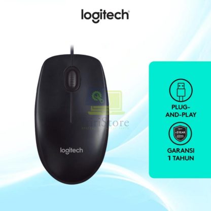 Mouse Logitech M90 Black Optical USB Original
