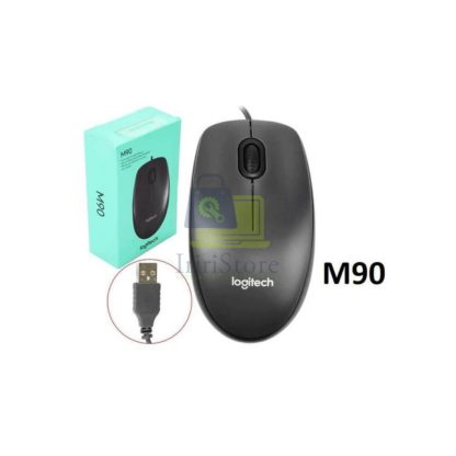 Mouse Logitech M90 Black Optical USB Original