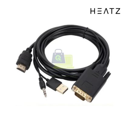 Kabel HEATZ VGA - HDMI 1.8M ZT74 Premium Quality
