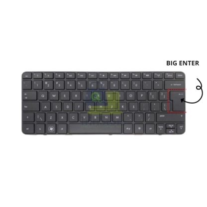 Keyboard Laptop HP Pavilion DM1-3000 DM1-3100 DM1-3200 DM1-4000 DM1-4100 Big Enter