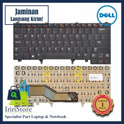 Keyboard Laptop Dell Latitude E6420 E6320 E5420 E6620 E6430 Black