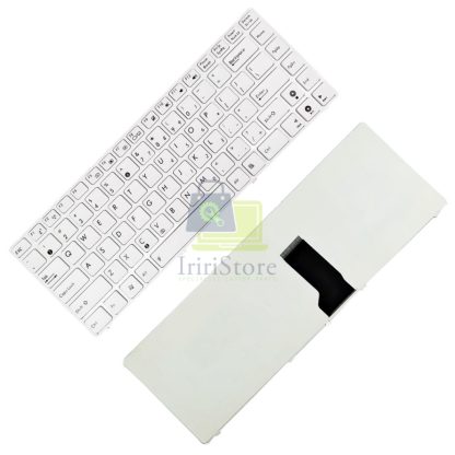 Keyboard Laptop Asus UL81 X42 X43 X44 K42 X45 Frame Putih