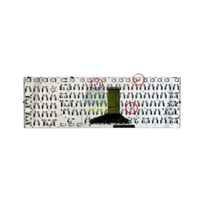 Keyboard Toshiba Satelite A660 A660D A665 A665D Hitam Frame