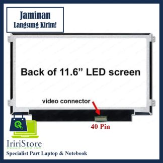 LED LCD NOTEBOOK ASUS X201E X202E S200E Q200E 11.6 SLIM PIN 40 KUPING KANAN KIRI