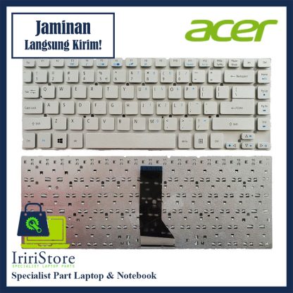 Keyboard Laptop Acer Aspire E14 E1-410 E1-411 E1-420 E1-430 E1-432 E1-432G E1-432P E1-470 E1-470G E1-472 E1-472G E5-411 E5-421 E5-471 Silver