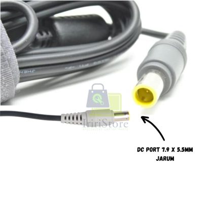 Original Adaptor  Laptop Len ThinkPad SL400 SL500 Edge E10 E30 IdeaPad V360 20V 3.25A (7.9 * 5.5mm)