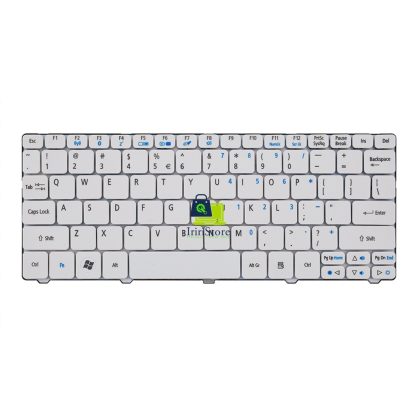 Keyboard Laptop Acer Aspire One Happy D255 532 521 522 255E 532G 532h AO255 AO257 AO521 AO522 AO532 AO532H AOD255 Putih