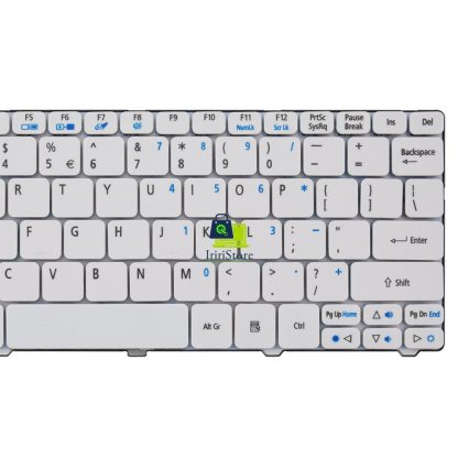 Keyboard Laptop Acer Aspire One Happy D255 532 521 522 255E 532G 532h AO255 AO257 AO521 AO522 AO532 AO532H AOD255 Putih