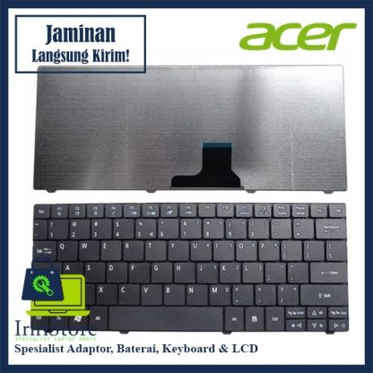 Keyboard Acer 722 Aspire One 722 721 753H 751H Hitam