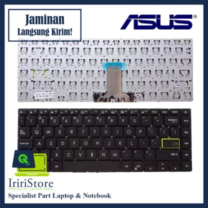 Keyboard Laptop ASUS E410 E410M E410MA E410KA E410K E410KAO Hitam