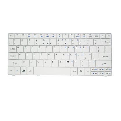 Keyboard Laptop Acer Aspire one AO3935 AO3936 1810T 1410 White