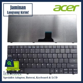 Keyboard Notebook Acer Aspire One 721 722 751 752 753 1810 751H 753H D722 Hitam