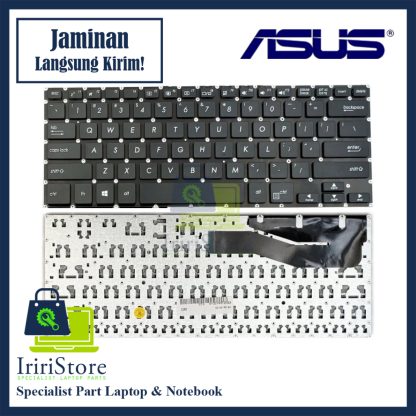 Keyboard Laptop Asus VivoBook Flip 14 TP410UA TP410UF TP410UR TP410 TP461 Hitam