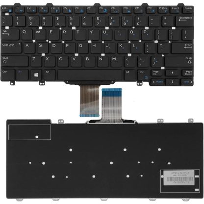 Keyboard Dell Latitude 12 5000 E5250 12 7000 E7250 E7270 Series Black Original