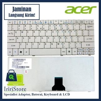 Keyboard Laptop Acer Aspire one AO3935 AO3936 1810T 1410 White