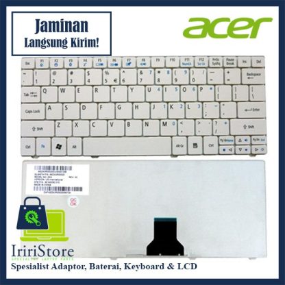 Keyboard Laptop Acer Aspire one AO3935 AO3936 1810T 1410 White