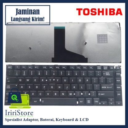 Keyboard Laptop Toshiba Satellite C40-A C40D-A C45-A C40T-A C45D-A C45T HITAM