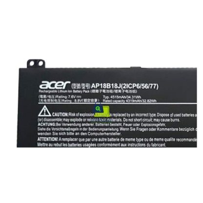 Baterai Ori Acer Aspire 3 A314-33 A314-41 AP18B18J 2ICP65577