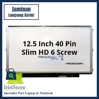 LED LCD B125XW01 V.0 B125XW03 V.0 12.5 Inch Slim 40 Pin 6 Screw Left-Riht