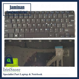 Keyboard Original Laptop Axioo Mybook 14F Slimbook 13 Black