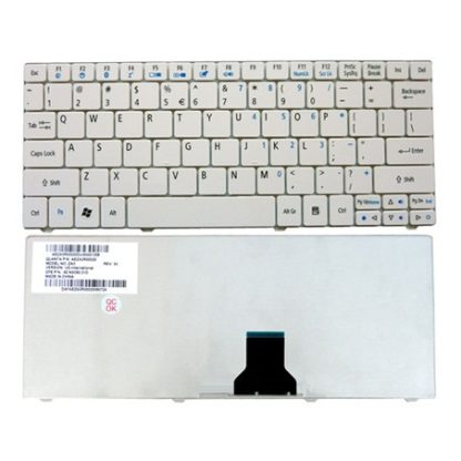 Keyboard Laptop Acer Aspire one AO3935 AO3936 1810T 1410 White