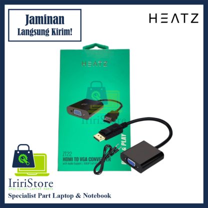 Converter HDMI to VGA Plug & Play 1080P Full HD Heatz Printer ZT22 Original Garansi