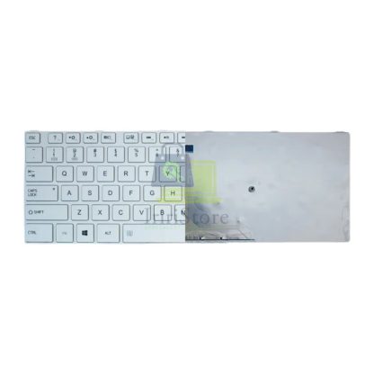 Keyboard Laptop Toshiba Satellite L40-A C40D-A L40T-A L45 Frame White