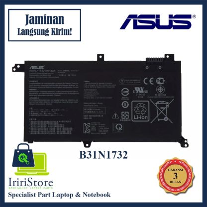 Baterai Asus VivoBook R430FA R430FN S4300UF V430FA V430FN B31N1732
