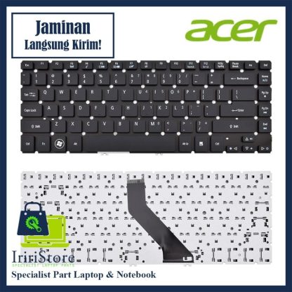Keyboard Laptop Acer Aspire V5-471PG V5-471P V5-431PG V5-431P V5-471G Hitam