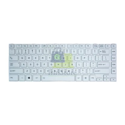 Keyboard Laptop Toshiba Satellite L40-A C40D-A L40T-A L45 Frame White