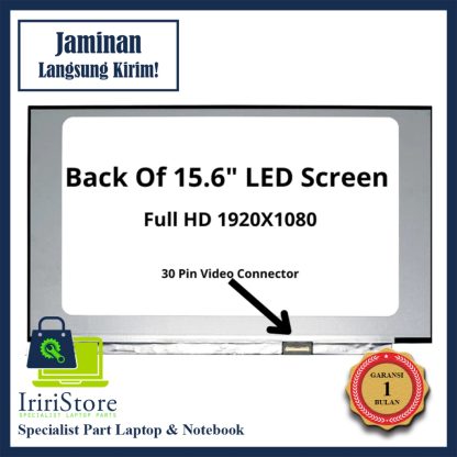 LED LCD 15.6" 30 Pin Slim FHD Small Frame No Bracket