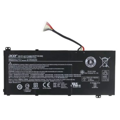 Baterai Acer TravelMate X3 TMX40‑51 TMX40‑51‑MG‑595A TMX30‑51 AC17A8M