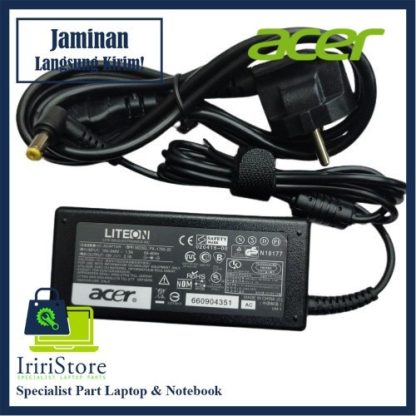 Adaptor Original Laptor Acer 19V 2.1A ukuran jack 4.8x1.7